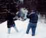 Snow fight